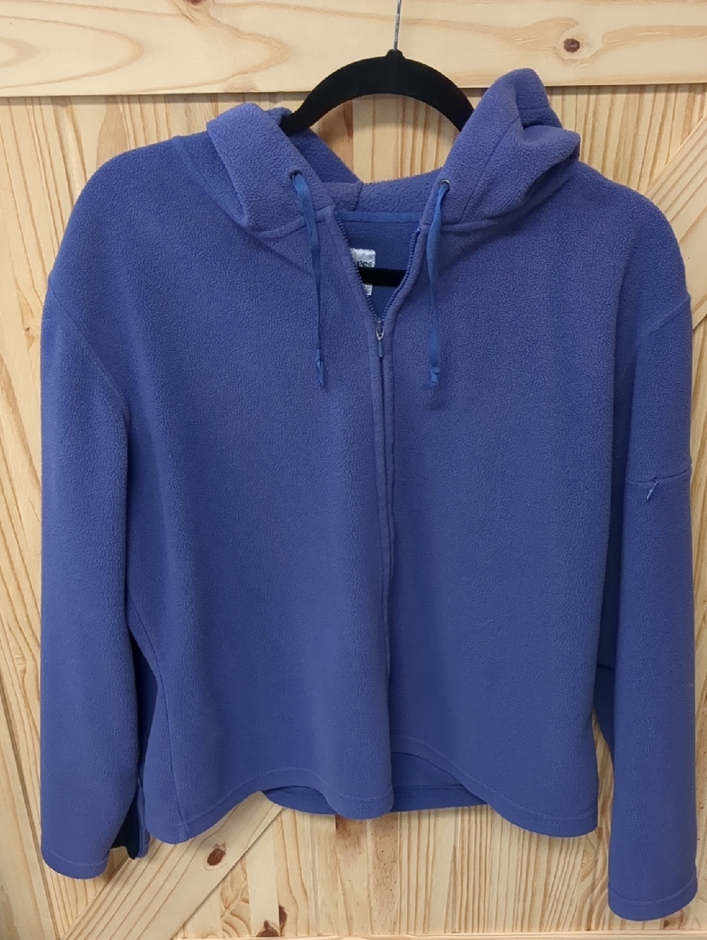 Women's Purple Fleece Zip Hoodie
